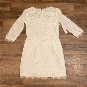 White lace dress